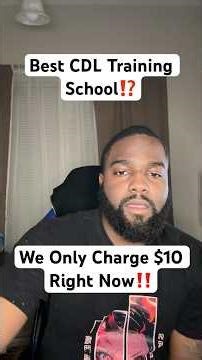 CDL Training School FMCSA approved CDL training school and only charge $10! #cdltraining #cdlschool