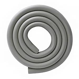 M2cbridge U Shape Extra Thick Furniture Table Edge Protectors Foam Baby Safety Bumper Guard 6.5 Ft (Grey)