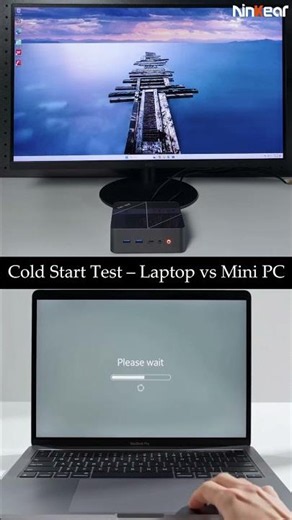 Cold Start Test – Laptop vs Mini PC⚡