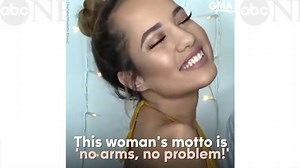 This woman was born without arms, and doesn’t want to be seen differently