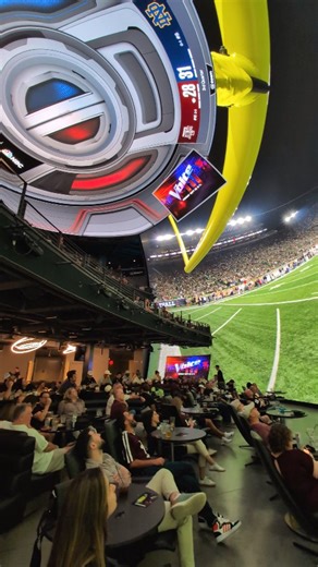 College football hits different at @cosmdallastx 🏈 From the massive, wraparound visuals of The Dome to the high-energy vibe of The Hall, Cosm brings fans closer to the action. It's the ultimate way to experience every down, drive, and touchdown! Head over to cosm.com to get your tickets (and to see all their other events) 🎟️ | Grandscape Texas