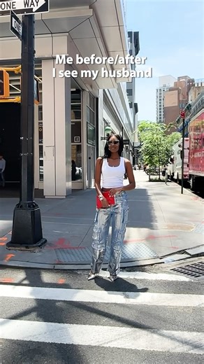The only person that can break me out of RBF 😅 . . . #rainbowshops #rbf #metallicpants | Rainbow Shops