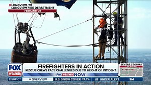 Hot air balloon caught in cell tower prompts high stakes rescue