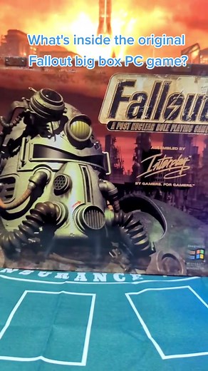 What's inside the original Big Box Fallout PC game? #fallout #fallout1 #bigbox #pcgame #hardtofind