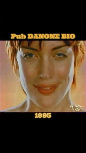 Pub DANONE BIO 1995 #1990s #1995 #pub #danone