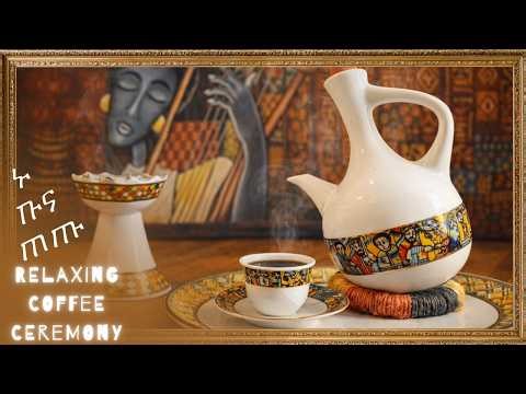 Relaxing Ethio Jazz ☕ / Peaceful Coffee Ambiance for Study, Work & Deep Focus
