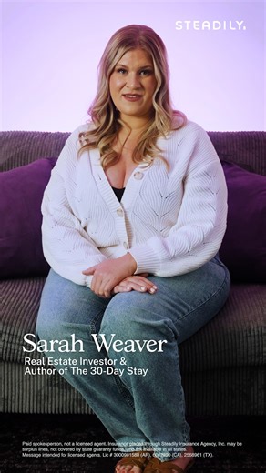 Steadily | Landlord Insurance on Instagram: "@sarahdweaver knows what real estate investors and agents are looking for—reliable landlord insurance backed by technology that makes it easy. Learn more about becoming an appointed agent, link in bio."