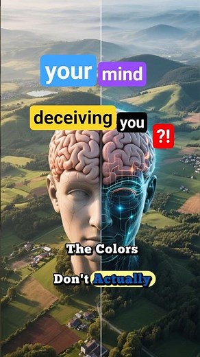 🤯 Stare Here to Make Colors DISAPPEAR! (Troxler Effect)#OpticalIllusion #BrainTrick #TroxlerEffect