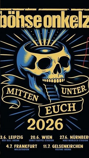 Böhse Onkelz 2026 im Stadion mit 360 grad Bühne