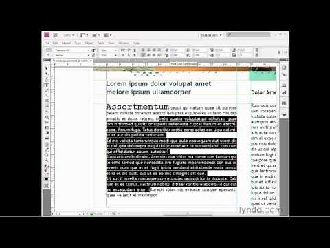 InDesign CS4- Paragraph-level Formatting [6/18]