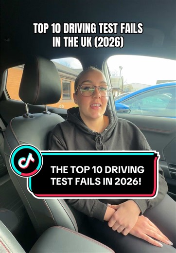 Top 10 Driving Test Fails in the UK for 2026