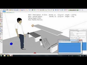 sketchyphysics tutorial density and fixed joint