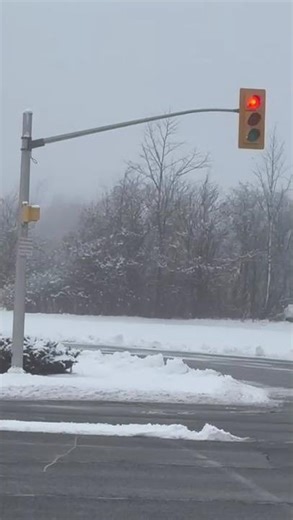 Snow in canada#mississauga #weather