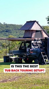 Is this the BEST tub back touring set-up? 🤩 This killer Utemaster Australia set-up changes the game for ute tub adventures! 🔥 - #4x4 #offroad #touring #overlanding #adventure #explore #ute #bakkie #pickup | 4WD 24/7