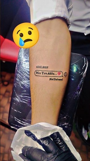 " Brother's love forever: A Tattoo in memory of his Sister" | #love #brotherandsisterstatus #sister