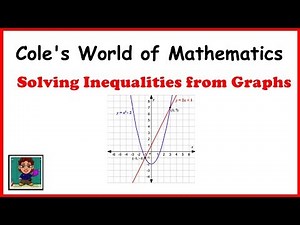 Solving Inequalities from Graphs ❖ Algebra 2 ❖ PreCalculus