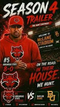Baylor Game Intro | Rebuilding Arkansas State Ep.53 #collegefootball26 #cfb26