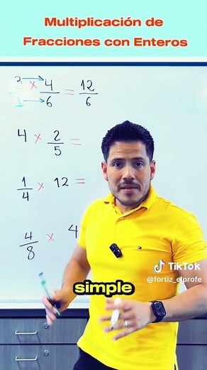 Multiplicando fracciones con números enteros