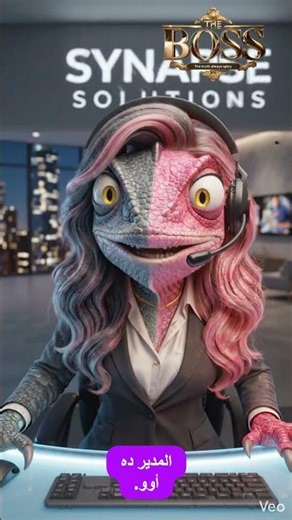 👔 THE BOSS — الموظف الحرباية اللي بوشين 🦎 المصلحة تحكم! #shorts #ترندai