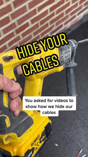 Retro fit cat6 cabling in the home for CCTV with no cables on show #nocables#cameras#installation#cctv#install#hikvision#jcinstallsltd