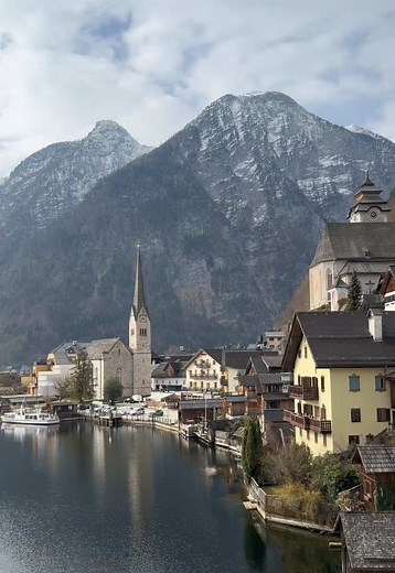 美しいハルシュタットの風景