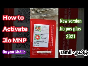 How to Activate Jio MNP, vi to jio conversion, jio pos plus, in your mobile in Tamil