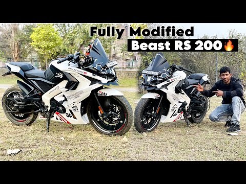 Bajaj Pulsar RS 200 Fully Modified - Is it Legal in India?
