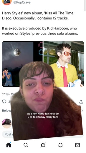 90% of my friends freaking out rn #harrystyles