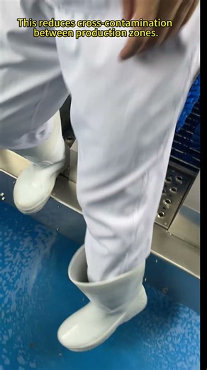Prevent Contamination with Proper Boot Cleaning👍 #foodsafety #machine #factoryproducts