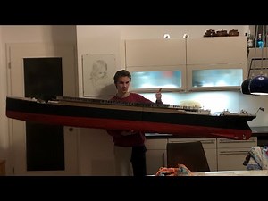 3 METER CARDBOARD TITANIC SINKING MODEL showcase_5