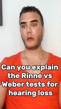 “Can you explain the Rinne vs Weber tests for hearing loss?”