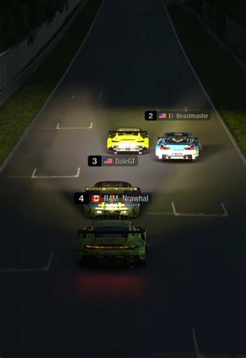 Races with viewers at the nurb is pure cinema!🤩✨ also human slipstream might actually work😂 @Gran Turismo @Fanatec #granturismo #simracing #granturismo7 #motorsport #GT7