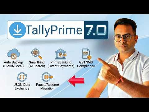 TallyPrime 7.0 Released! 🚀 Download, Installation & All New Features Explained
