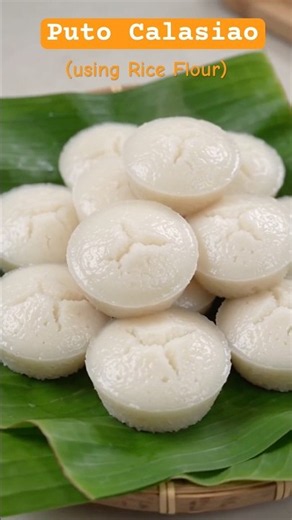 How to Make Puto Calasiao Using Rice Flour | Soft & Fluffy Filipino Rice Cakes
