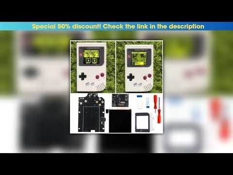 Best HISPEEDIDO GBO Q5 Larger Display Backlight IPS LCD Mod Kit for Gameboy DMG GBO RIPS Q5 OSD Rep