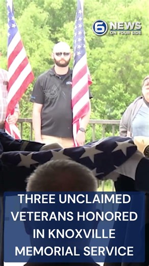 Three unclaimed veterans honored in Knoxville memorial service