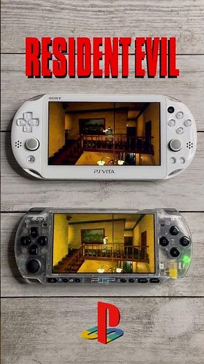 PS Vita vs PSP - Resident Evil Director’s Cut