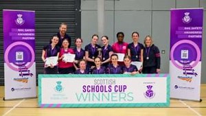 Fettes Prep has done it! After an incredible performance on the court, we caught up with the team to hear their thoughts on their S1 Cup Finals victory! 🏐💜 | Netball Scotland