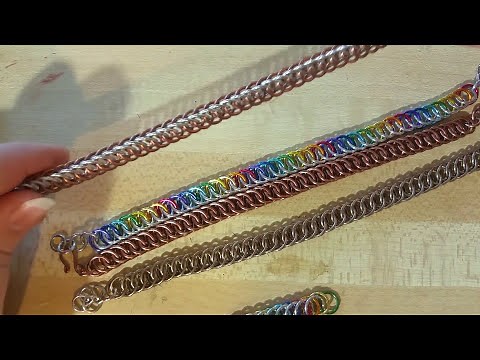 How to half persian 4-1 chainmaille