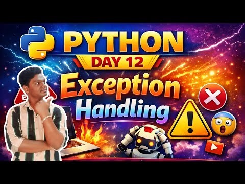 Day 12: Mastering Exception Handling in Python | In Telugu