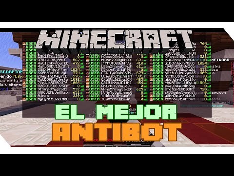 ¿Cual es el MEJOR PLUGIN de ANTIBOT? - Minecraft