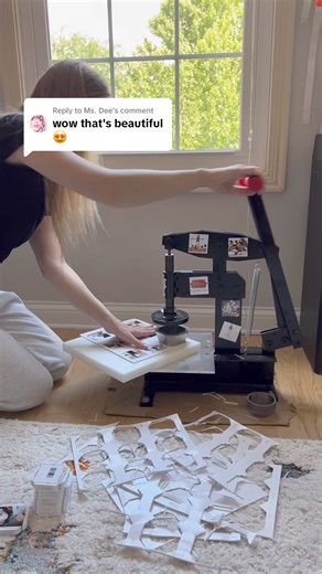 Creating magnets from my customers' photos taken during their Paris trip ❤️ | Heart Printed