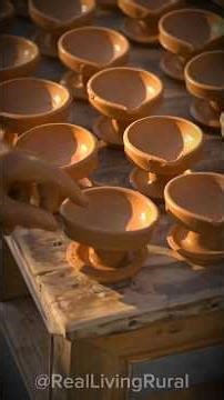 पहाड़ों में मिट्टी का दीया कैसे बनाई जाती है 🏕🪔 || #minivlog