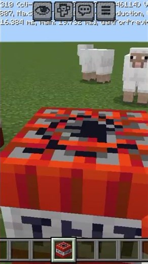 the biggest exploden in Minecraft bedrock #minecraft #memes #funny #trythatinasmalltown