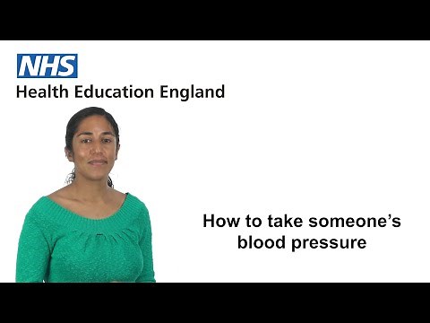 How to take someone's blood pressure