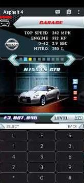 Nissan GTR Asphalt 4 Java
