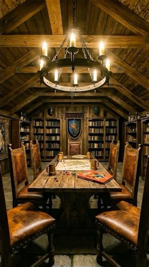 From Attic to Medieval D&D Room ⚔️ 🛡️