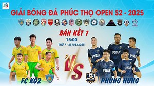 18K views · 90 reactions | Highlights Bán Kết | FC KO2 - Phùng Hưng | Giải bóng đá Phúc Thọ Open S2-2025 | Bóng Đá Plus | Facebook