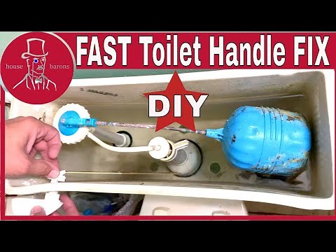 How to Replace a Toilet Handle without a chain