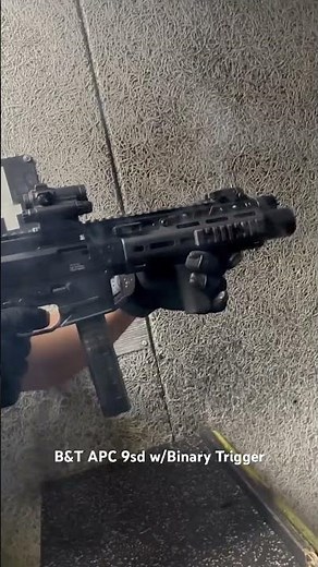 B&T APC9 SD w/Franklin Armory Binary Trigger ‪@FranklinArmoryBFSTM‬ ‪@AimpointUSA‬
